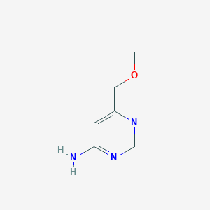 molecular formula C6H9N3O B1646822 6-(甲氧甲基)嘧啶-4-胺 CAS No. 302964-09-6