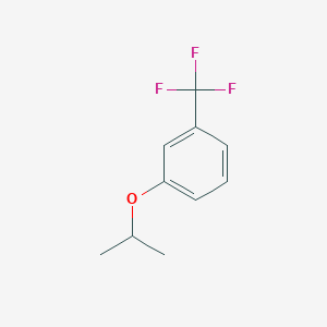 molecular formula C10H11F3O B1646828 1-Isopropoxy-3-(trifluoromethyl)benzene 