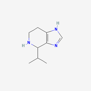 molecular formula C9H15N3 B1646829 4-Isopropyl-4,5,6,7-tetrahydro-1h-imidazo[4,5-c]pyridine CAS No. 64423-48-9