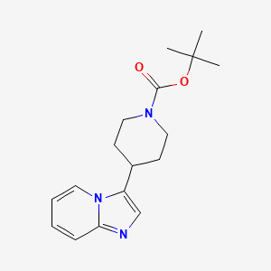 Tert-butyl 4-(imidazo[1,2-a]pyridin-3-yl)piperidine-1-carboxylate