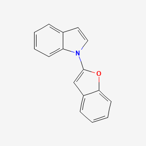 molecular formula C16H11NO B1646858 1-(Benzofuran-2-yl)-1H-indole 