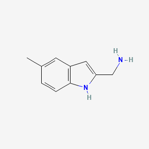 molecular formula C10H12N2 B1646878 (5-metil-1H-indol-2-il)metanamina CAS No. 883535-97-5