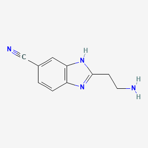 2-(2-aminoethyl)-1H-benzo[d]imidazole-5-carbonitrile