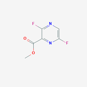 molecular formula C6H4F2N2O2 B1646942 Methyl 3,6-difluoropyrazine-2-carboxylate CAS No. 356783-26-1
