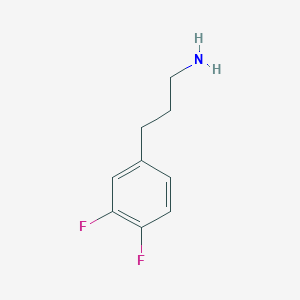 molecular formula C9H11F2N B1646943 3,4-Difluoro-benzenepropanamine 