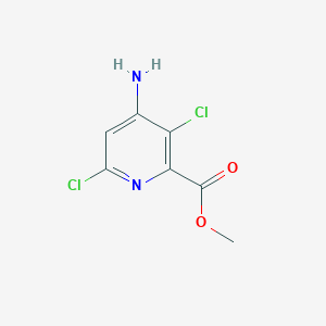 molecular formula C7H6Cl2N2O2 B1646945 Methyl 4-amino-3,6-dichloropicolinate CAS No. 350601-39-7