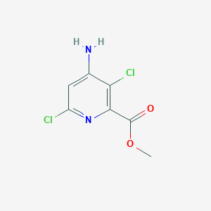 molecular formula C7H6Cl2N2O2 B1646945 4-氨基-3,6-二氯吡啶甲酸甲酯 CAS No. 350601-39-7