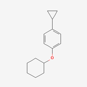 molecular formula C15H20O B1646963 1-(Cyclohexyloxy)-4-cyclopropylbenzene 