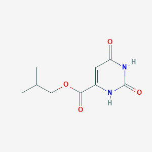 molecular formula C9H12N2O4 B1646966 1,2,3,6-Tetrahydro-2,6-dioxopyrimidine-4-carboxylic acid 2-methylpropyl ester 