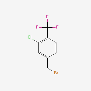 molecular formula C8H5BrClF3 B1646981 3-Chloro-4-(trifluoromethyl)benzyl bromide CAS No. 361393-92-2