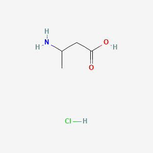 molecular formula C4H10ClNO2 B1646990 3-Aminobutanoic acid hydrochloride 