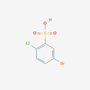 molecular formula C6H4BrClO3S B1647009 5-bromo-2-chloroBenzenesulfonic acid 