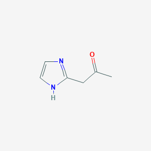 molecular formula C6H8N2O B1647056 1-(1H-imidazol-2-yl)propan-2-one 