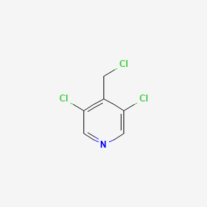 molecular formula C6H4Cl3N B1647062 3,5-Dichloro-4-(chloromethyl)pyridine CAS No. 264123-70-8