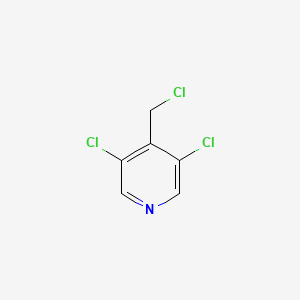 molecular formula C6H4Cl3N B1647062 3,5-二氯-4-(氯甲基)吡啶 CAS No. 264123-70-8