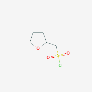 molecular formula C5H9ClO3S B1647064 Oxolan-2-ylmethanesulfonyl chloride CAS No. 338453-29-5