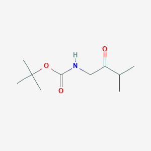 molecular formula C10H19NO3 B1647067 tert-Butyl (3-methyl-2-oxobutyl)carbamate 
