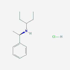 (R)-N-(1-Phenylethyl)pentan-3-amine hydrochloride