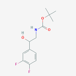 molecular formula C13H17F2NO3 B1647081 N-Boc-2-(3,4-difluorophenyl)-2-hydroxyethanamine 