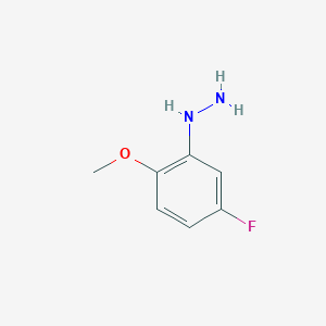 molecular formula C7H9FN2O B1647082 (5-Fluoro-2-methoxyphenyl)hydrazine 