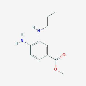 molecular formula C11H16N2O2 B1647092 Methyl 4-amino-3-(propylamino)benzoate CAS No. 675138-83-7