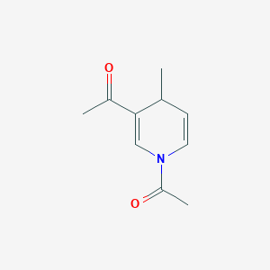 molecular formula C10H13NO2 B1647096 1,3-Diacetyl-4-methyl-1,4-dihydropyridine 