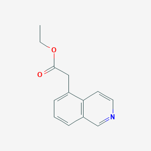 molecular formula C13H13NO2 B1647118 Ethyl 2-(isoquinolin-5-yl)acetate 