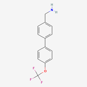 (4'-(Trifluoromethoxy)-[1,1'-biphenyl]-4-yl)methanamine