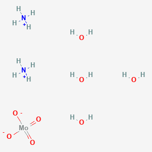 molecular formula H16MoN2O8 B1647189 Diazanium;dioxido(dioxo)molybdenum;tetrahydrate 