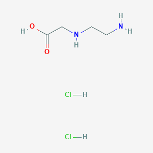 molecular formula C4H11ClN2O2 B1647193 2-((2-Aminoethyl)amino)acetic acid dihydrochloride CAS No. 25240-38-4