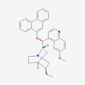 molecular formula C34H34N2O2 B164721 9-菲咯烷基氢奎宁醚 CAS No. 135096-78-5