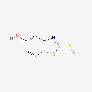 molecular formula C8H7NOS2 B1647219 2-(Methylthio)benzo[d]thiazol-5-ol 