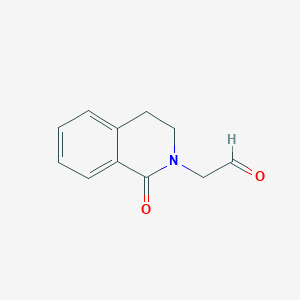 3,4-dihydro-1-oxo-2(1H)-Isoquinolineacetaldehyde