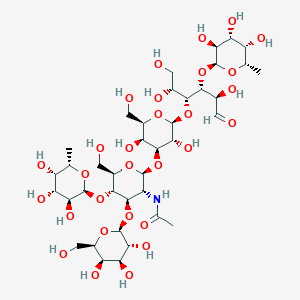 molecular formula C38H65NO29 B164729 乳糖-N-二岩藻糖基己糖 II CAS No. 62258-12-2