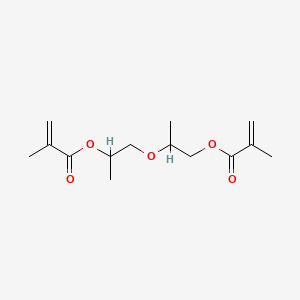 molecular formula C14H22O5 B1647299 2-(2-(Methacroyloxy)propoxy)-1-propanol 1-methacrylate CAS No. 73694-13-0