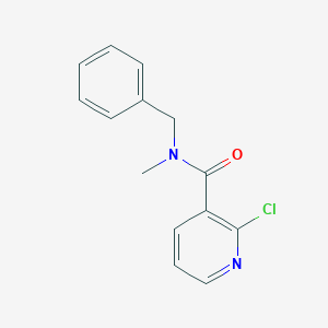 molecular formula C14H13ClN2O B1647317 N-Benzyl-2-chloro-N-methylnicotinamide CAS No. 1016751-89-5