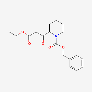 Ethyl b-oxo-1-Cbz-2-piperidinepropanoate