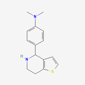 Dimethyl-[4-(4,5,6,7-tetrahydrothieno[3,2-c]pyridin-4-yl)phenyl]amine