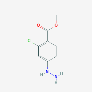 molecular formula C8H9ClN2O2 B1647351 Methyl 2-chloro-4-hydrazinylbenzoate 
