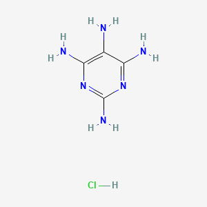molecular formula C4H9ClN6 B1647377 2,4,5,6-Pyrimidinetetraamine hydrochloride 