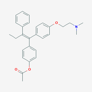 molecular formula C28H31NO3 B016474 (E)-4-乙酰氧基他莫昔芬 CAS No. 76117-70-9
