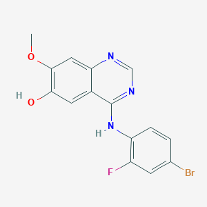 4-((4-Bromo-2-fluorophenyl)amino)-7-methoxyquinazolin-6-ol