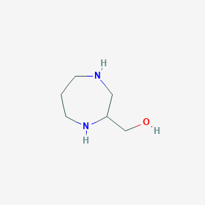 molecular formula C6H14N2O B1647405 (1,4-Diazepan-2-yl)methanol 