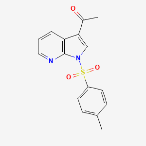Ethanone, 1-[1-[(4-methylphenyl)sulfonyl]-1H-pyrrolo[2,3-B]pyridin-3-YL]-