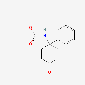 Tert-butyl 4-oxo-1-phenylcyclohexylcarbamate