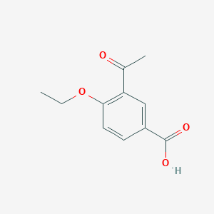 molecular formula C11H12O4 B1647427 3-Acetyl-4-ethoxybenzoic acid 