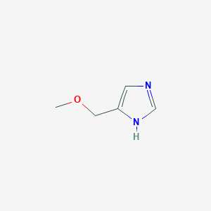 molecular formula C5H8N2O B1647438 5-(甲氧甲基)-1H-咪唑 CAS No. 875155-13-8