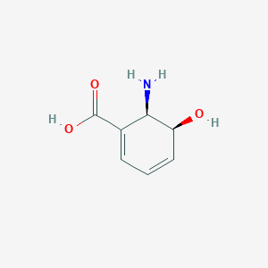 (5S,6S)-6-amino-5-hydroxycyclohexa-1,3-dienecarboxylic acid