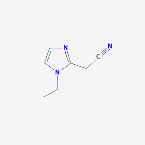 2-(1-Ethyl-1H-imidazol-2-yl)acetonitrile