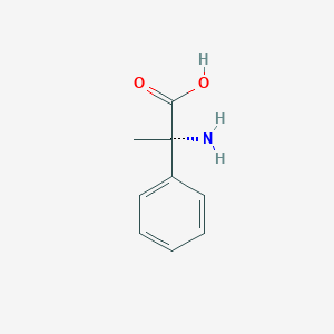 molecular formula C9H11NO2 B164747 (2S)-2-氨基-2-苯基丙酸 CAS No. 13398-26-0